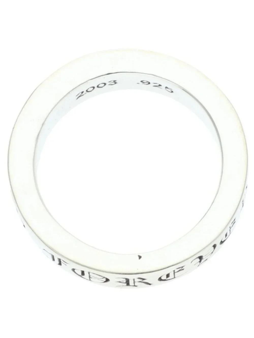 Chrome Hearts Spacer Forever Silver Ring